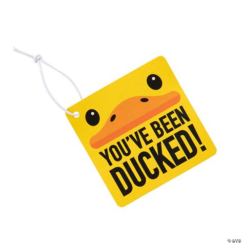 You Ve Been Ducked Free Printable